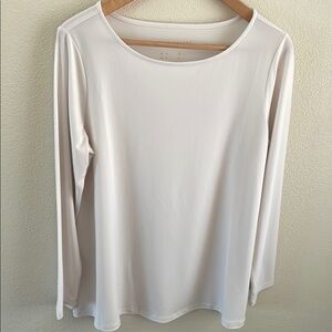 Susan Graver Modern Essentials long sleeve top | size medium